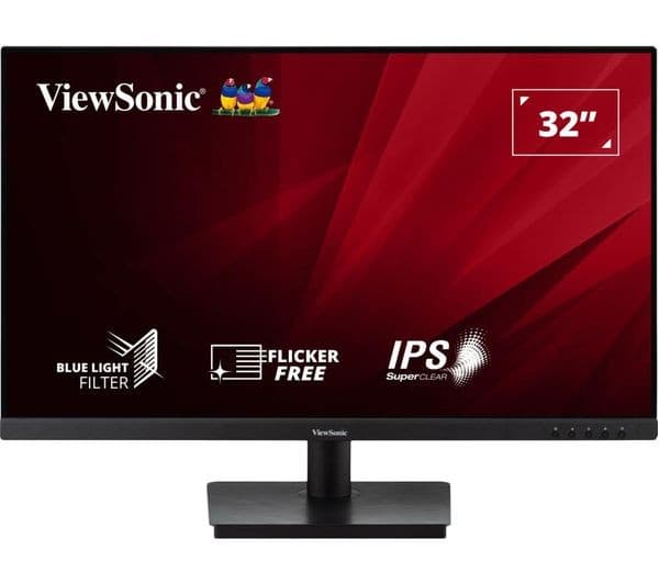 VIEWSONIC VA3209-2K-MHD Quad HD 32" LED Monitor - Black - Image 1