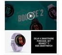 Garmin Bounce 2 43mm Kids Smart Watch GPS LTE Calling Messaging AMOLED 4GB 5 ATM - Light Purple thumbnail 7