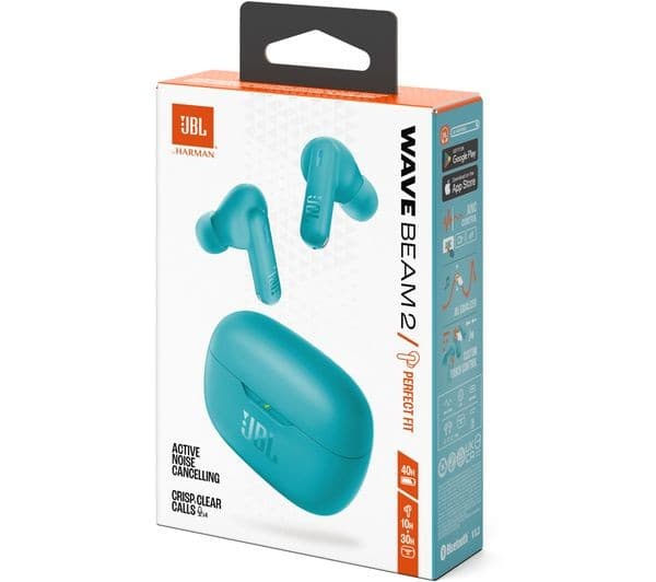 JBL Wave Beam 2 True Wireless Noise Cancelling Earbuds - Blue - Image 7