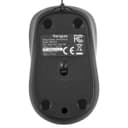 Targus AMU75EU Compact Blue Trace Travel Mouse, Ambidextrous, USB-A, 1000 DPI - Black thumbnail 3
