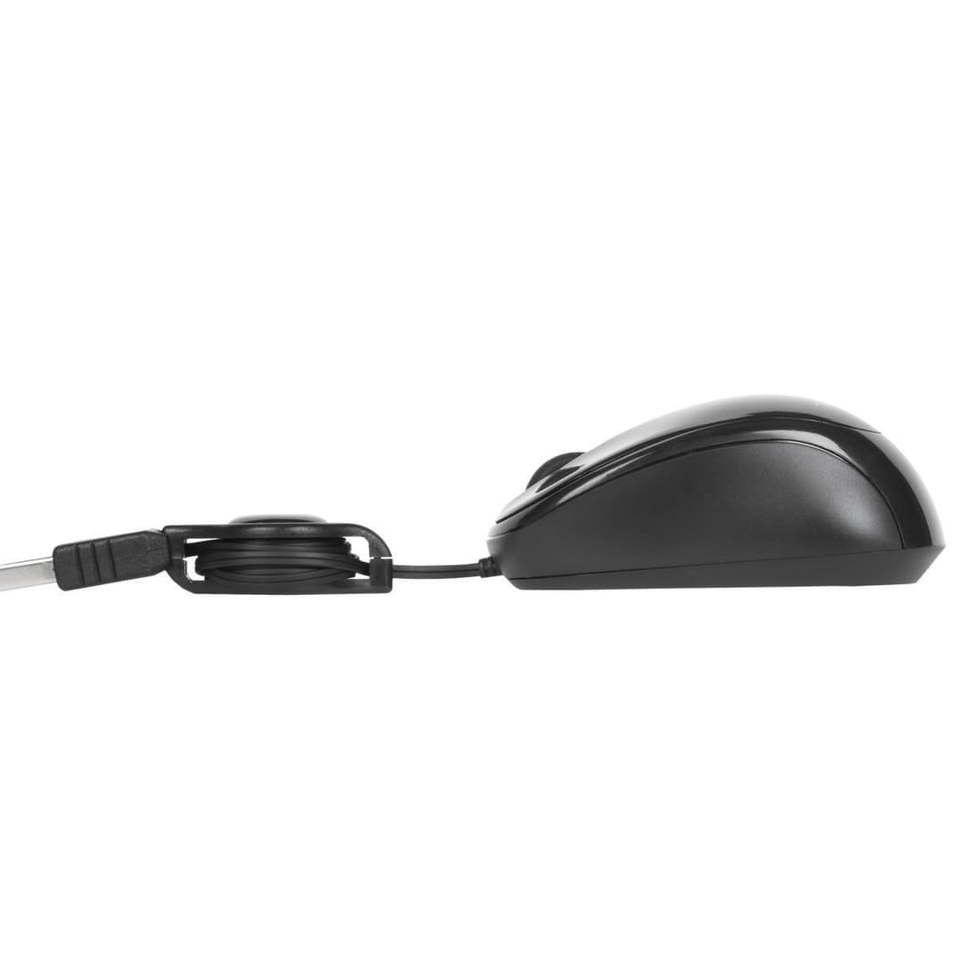 Targus AMU75EU Compact Blue Trace Travel Mouse, Ambidextrous, USB-A, 1000 DPI - Black - Image 4