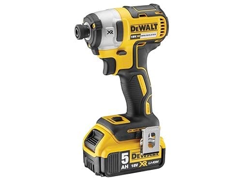 DEWALT 18V XR Brushless Impact Driver 205Nm 3 Speed 2 x 5Ah - Yellow and Black - Image 1