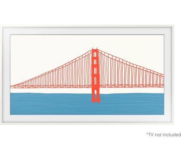 SAMSUNG Modern 55" Customisable Frame Bezel - White