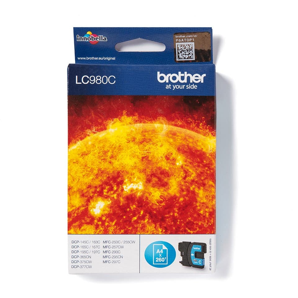 Brother LC980 Original Ink Cartridge - Cyan