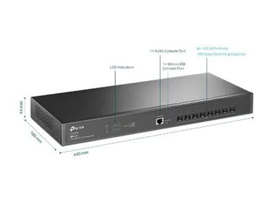 TP-Link TL-SX1008 8-Port Gigabit Switch - Image 6