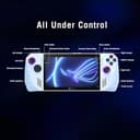 ASUS ROG Ally Handheld Gaming Console AMD Ryzen Z1 Extreme 16GB 512GB - White thumbnail 2