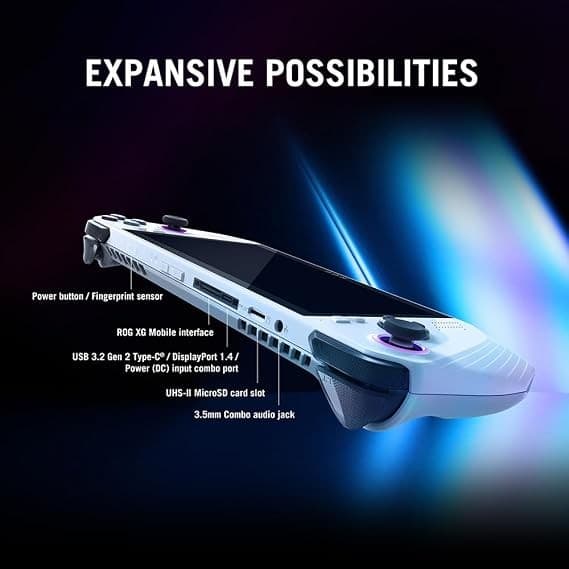 ASUS ROG Ally Handheld Gaming Console AMD Ryzen Z1 Extreme 16GB 512GB - White - Image 4