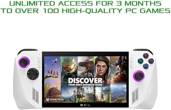 ASUS ROG Ally Handheld Gaming Console AMD Ryzen Z1 Extreme 16GB 512GB - White - Image 6