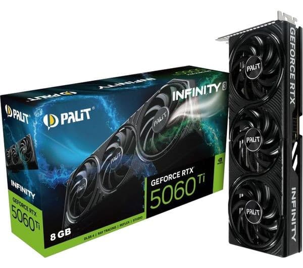 Palit GeForce RTX 5060 Ti Infinity 3 8GB GDDR7 Graphics Card