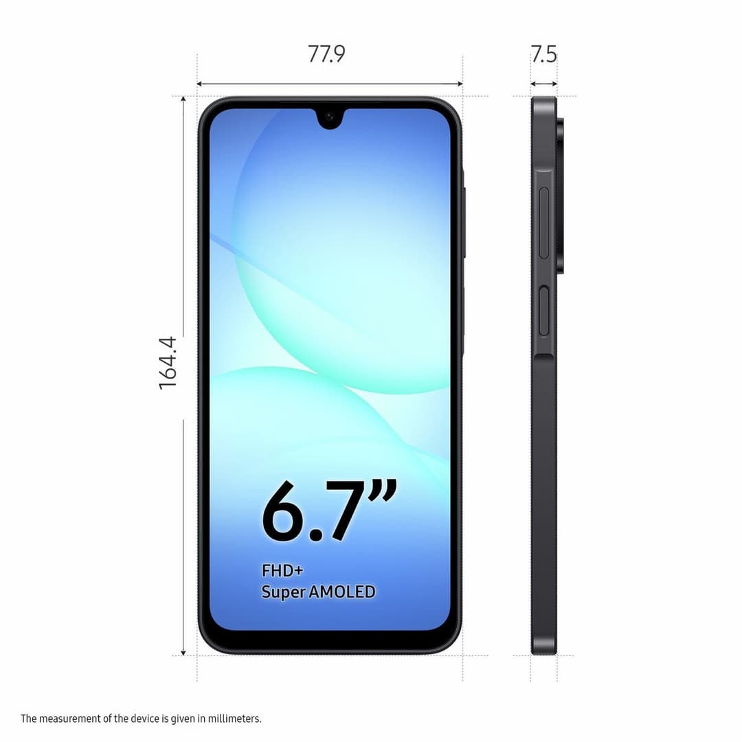Samsung Galaxy A17 4G 128GB 4GB RAM - Black - Image 3