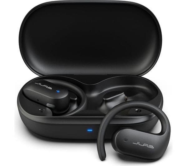 JLab JBuds Open Sport Wireless Bluetooth Open-Ear Earbuds - Black