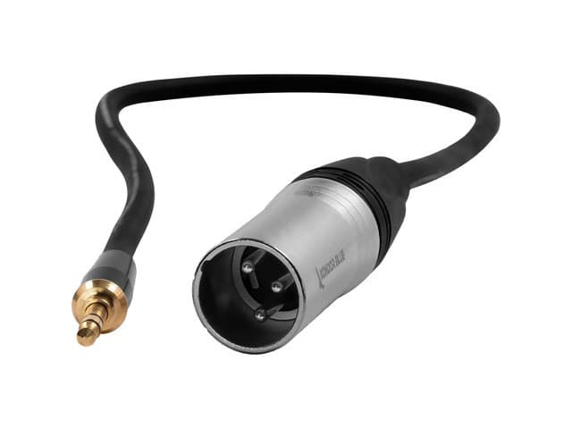 Kondor Blue 16in XLR Male to 3.5mm Male Mini TRS Cable (KB-XLR35) - Image 1