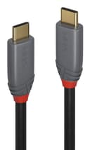 Lindy 5m USB 3.2 Gen 2 USB-C to USB-C Cable, 10Gbps, 100W PD, Anthra Line, Black thumbnail 1