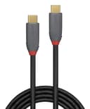Lindy 5m USB 3.2 Gen 2 USB-C to USB-C Cable, 10Gbps, 100W PD, Anthra Line, Black thumbnail 2