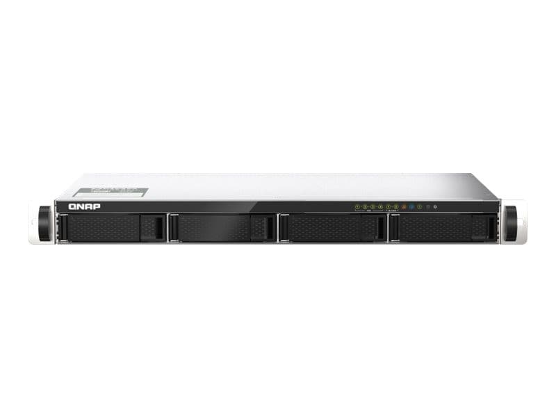 QNAP TS-435XeU-4G Marvell CN9131 Quad-Core 4GB RAM 4 Bay 1U Rackmount NAS Server - Image 1