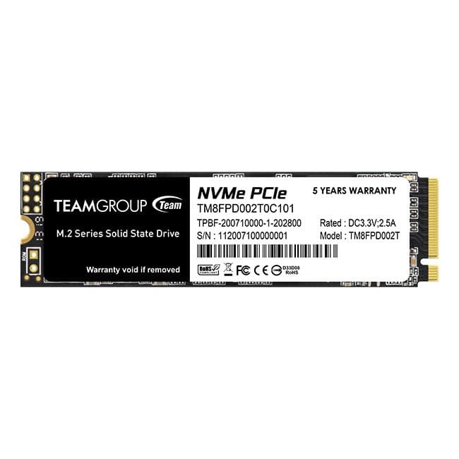 Team Group MP33 PRO M.2 2280 NVMe PCIe 3.0 SSD 2TB