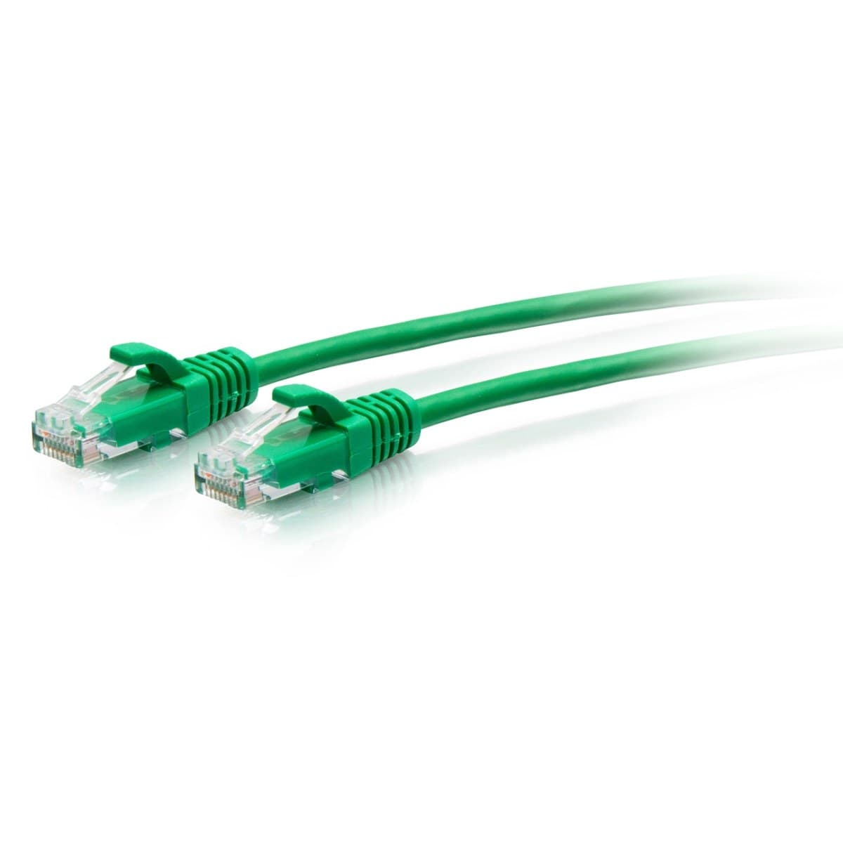 C2G Cat6a Snagless Unshielded (UTP) Slim Ethernet Patch Cable 1.5m (5ft) - Green