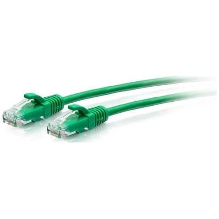 C2G Cat6a Snagless Unshielded (UTP) Slim Ethernet Patch Cable 1.5m (5ft) - Green - Image 2