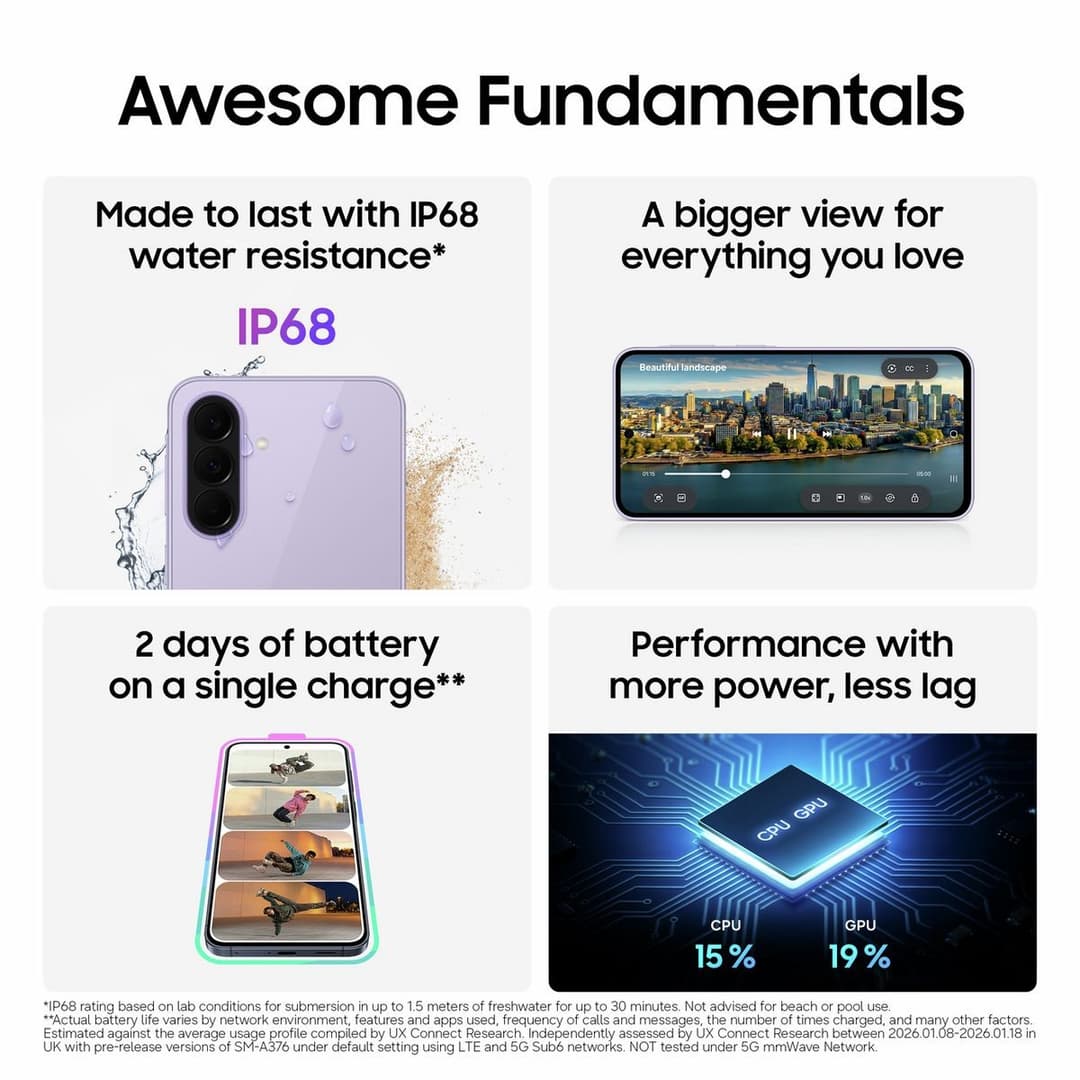 Samsung Galaxy A37 5G 256GB - Awesome Lavender - Image 6