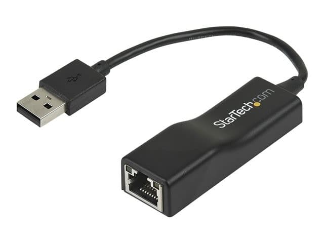 StarTech.com USB2100 USB 2.0 to 10/100 Mbps Ethernet Network Adapter Black