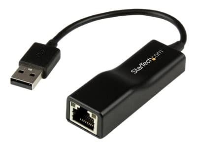 StarTech.com USB2100 USB 2.0 to 10/100 Mbps Ethernet Network Adapter Black - Image 2