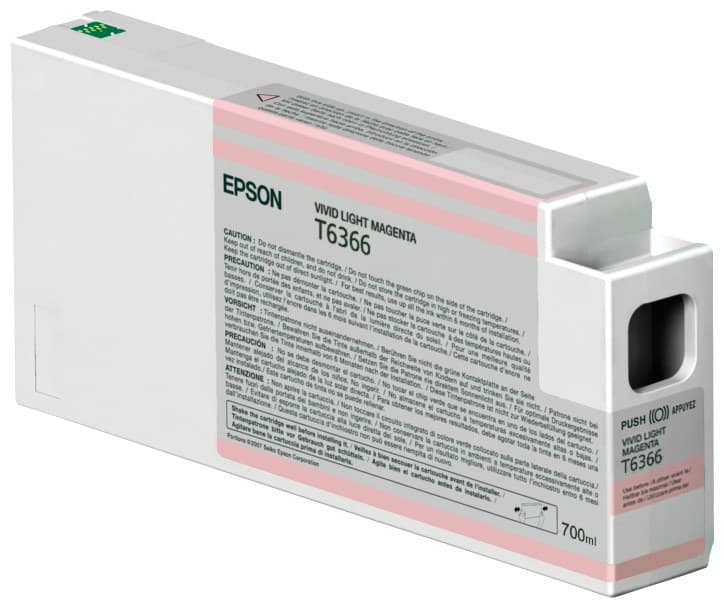 Epson T636600 UltraChrome HDR Ink Cartridge 700ml - Vivid Light Magenta