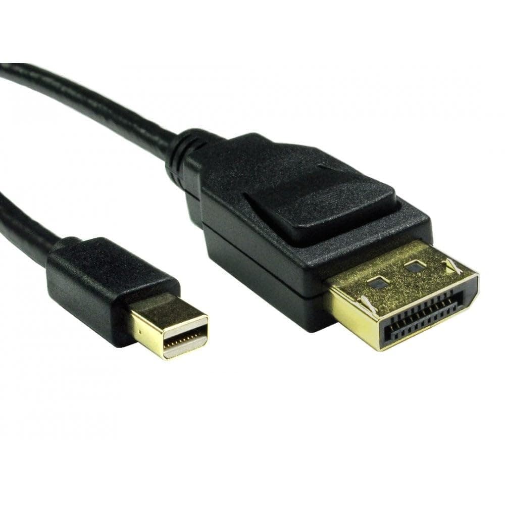 Cables Direct 1m Mini DisplayPort to DisplayPort v1.4 Cable 8K@60Hz 32.4Gbps