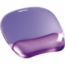 Fellowes Crystals Gel Mouse Mat with Wrist Rest - Purple thumbnail 1