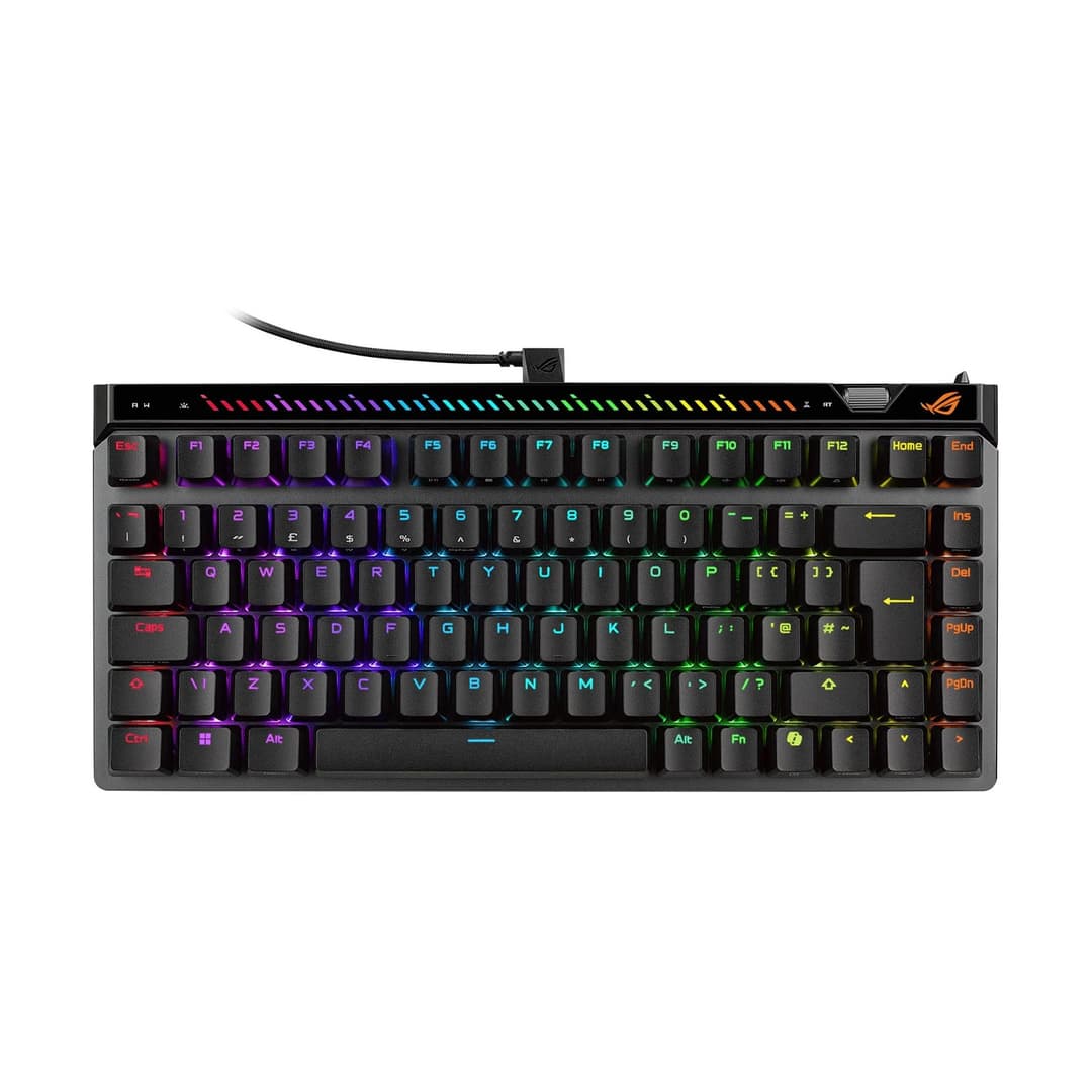 ASUS ROG Falchion Ace 75 HE RGB Wired Gaming Keyboard UK Layout - Black - Image 1