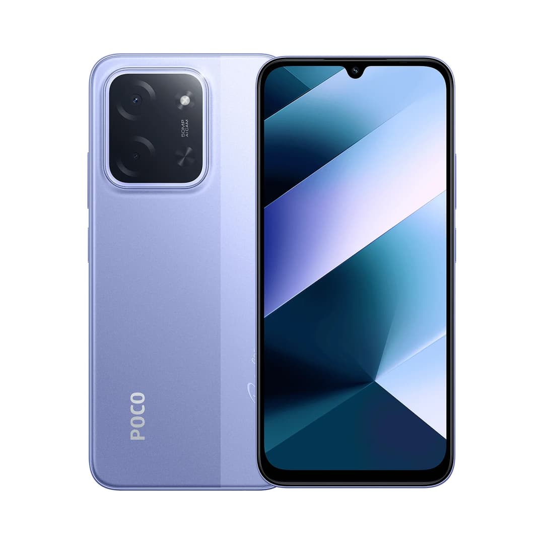 POCO C65 Smartphone 8GB RAM 256GB Storage MediaTek Helio G85 6.74” 90Hz UK Version - Purple - Image 1