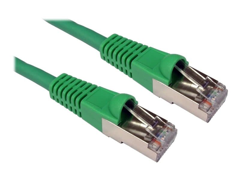 Cables Direct 2m Cat6a S/FTP Snagless Patch Cable - Green