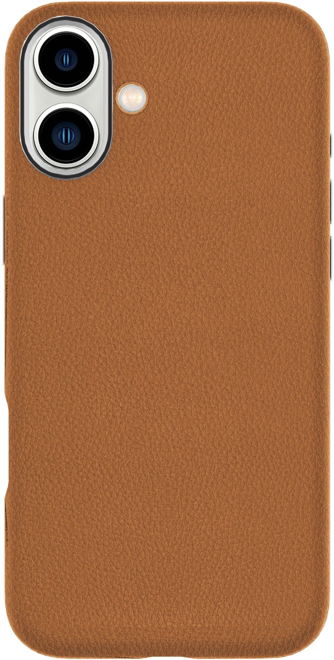 eSTUFF INFINITE (GRS) VENICE Magnetic PU Leather Cover for iPhone 16 - Brown - Image 1