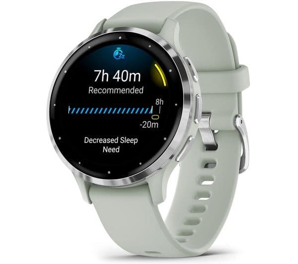 Garmin Venu 3S Smartwatch 41mm - Silver & Sage Grey - Image 10