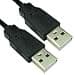 Cables Direct CDL-012-5.0 5m USB 2.0 Type A Male to Type A Male Cable - Black - Image 3