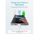 Anker 322 USB-C to USB-C Braided Cable 60W White - 0.9m thumbnail 6