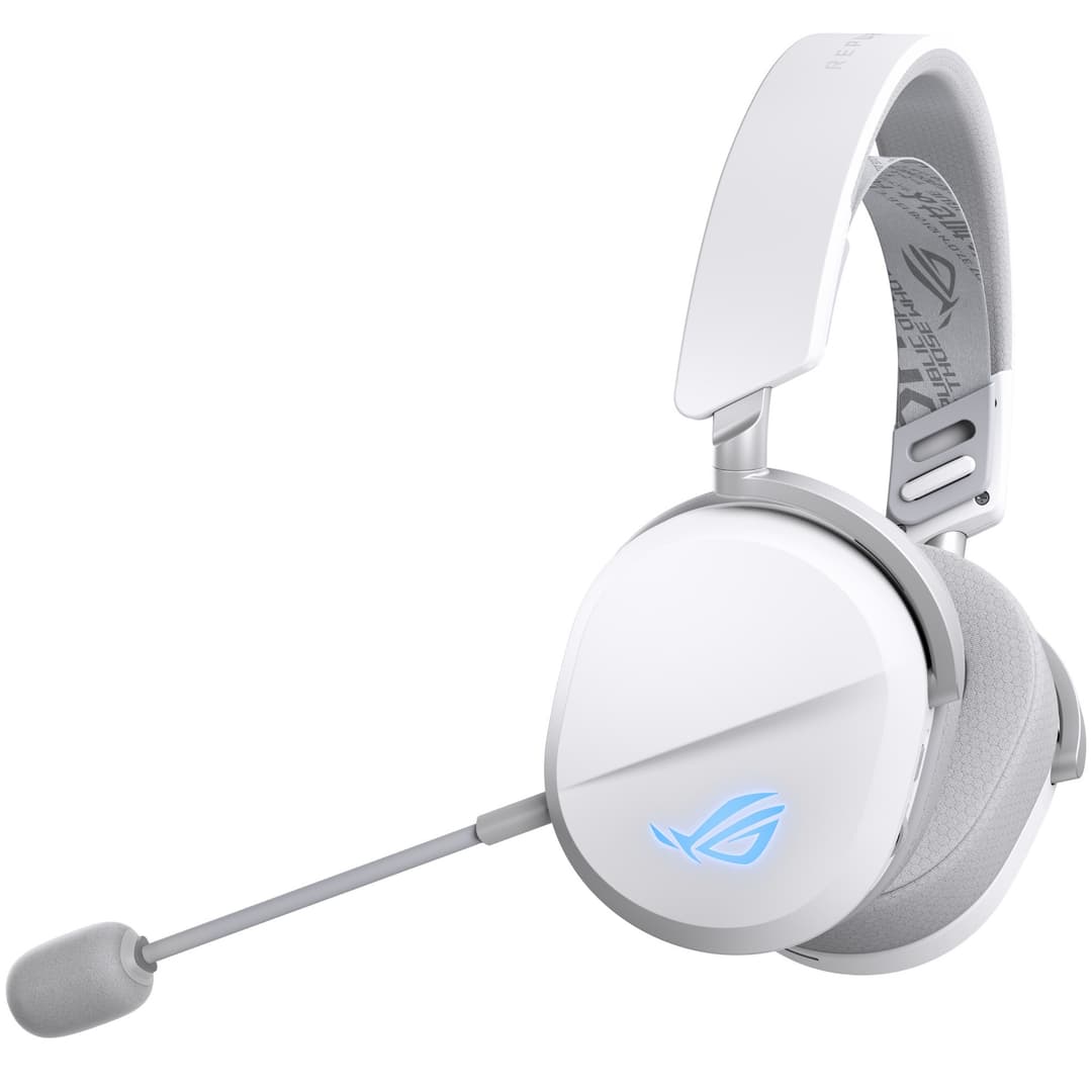 ASUS ROG Pelta Tri-Mode RGB Wired & Wireless Gaming Headset - White - Image 4