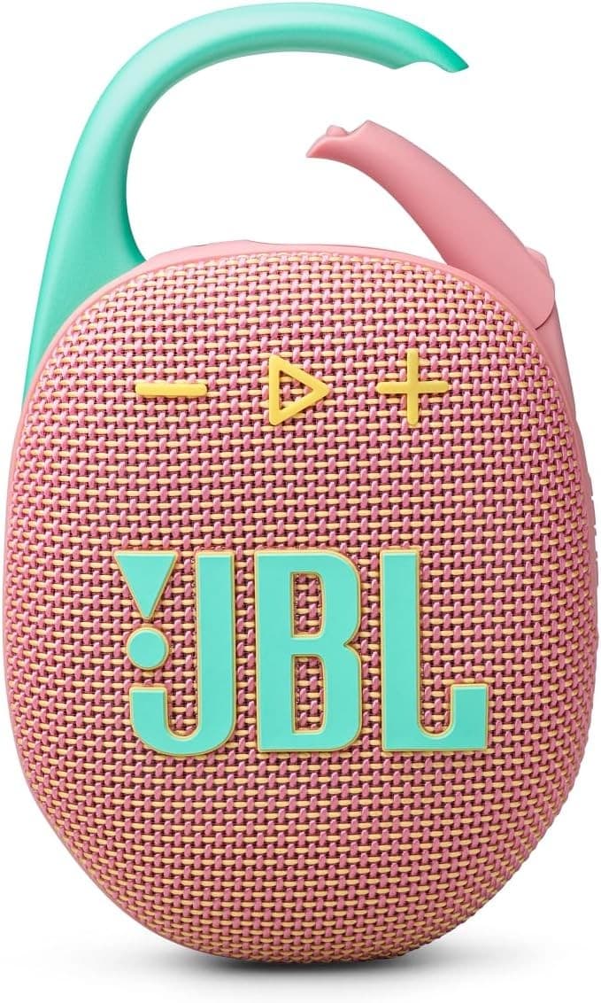 JBL Clip 5 Portable Wireless Speaker - Pink - Image 4