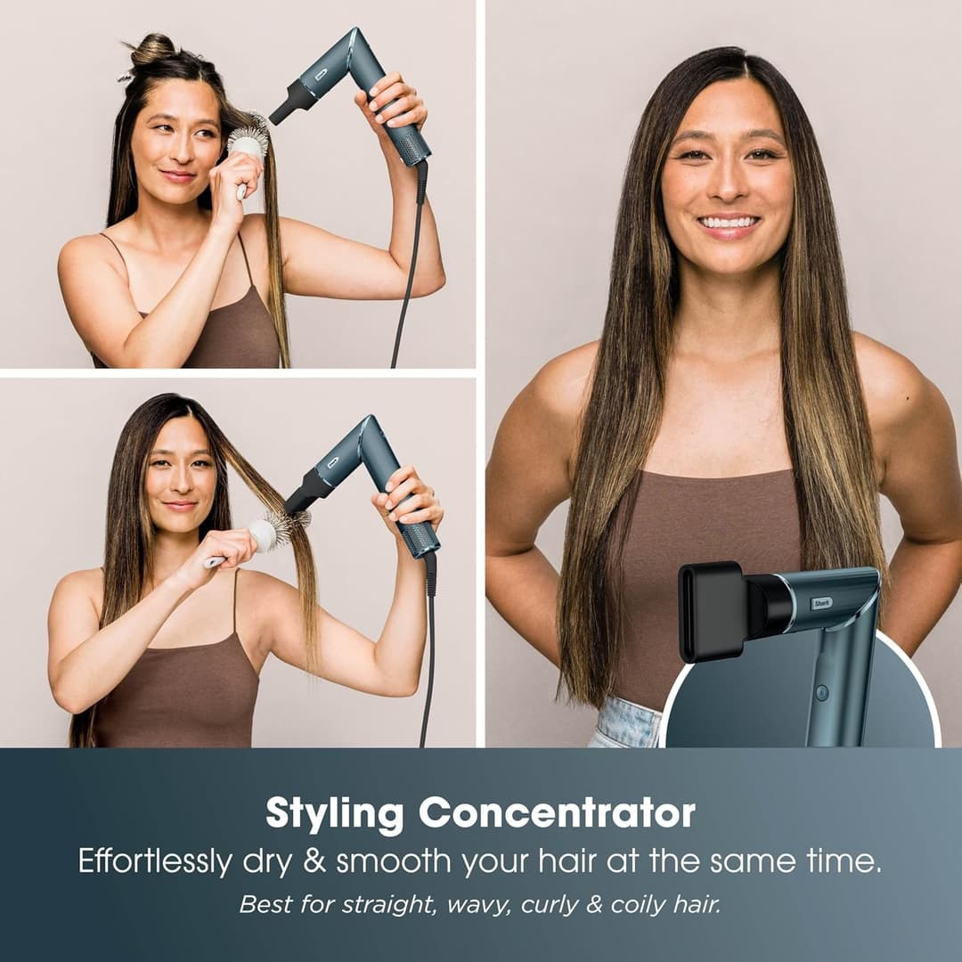 Shark FlexStyle HD456TLUK Limited Edition 5-in-1 Air Styler & Hair Dryer - Teal - Image 8