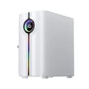 1st Player IS3-BK ARGB Tempered Glass Mid Tower Gaming Case - White thumbnail 2