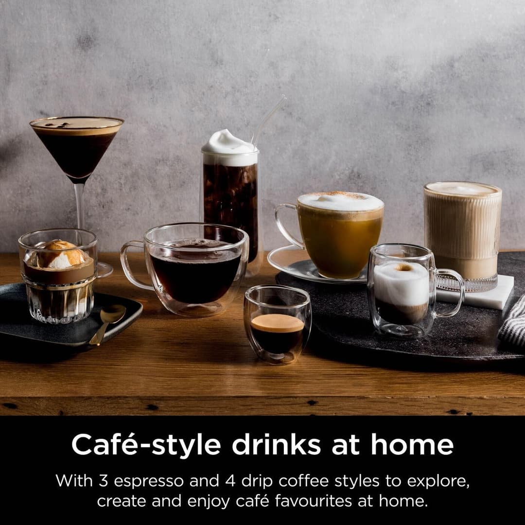 Ninja Luxe Café Premier Series 3-in-1 Bean to Cup Coffee Machine - Gunmetal - Image 4