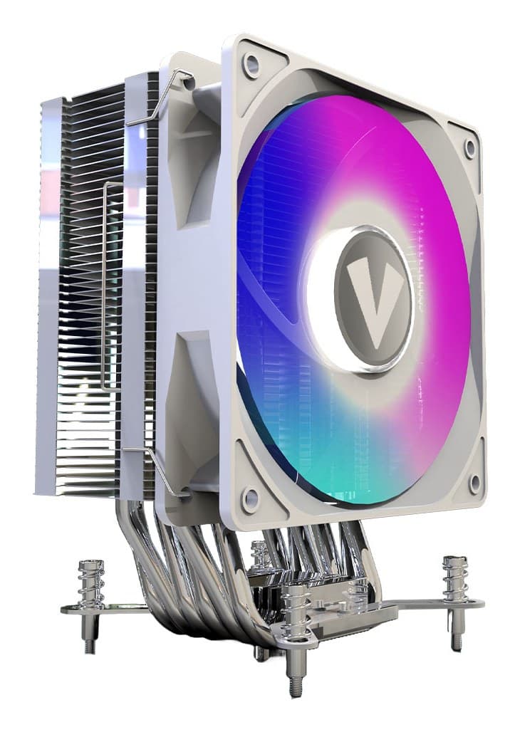 VIDA Boreas CPU Air Cooler 120mm - White - Image 1