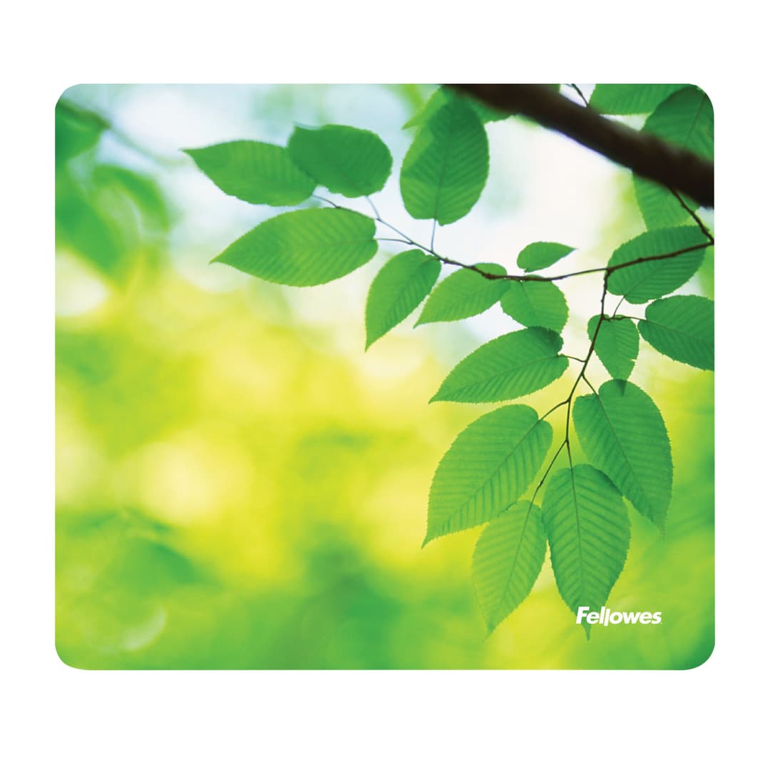 Fellowes Earth Series Recycled Mouse Pad - Leaves - Image 1