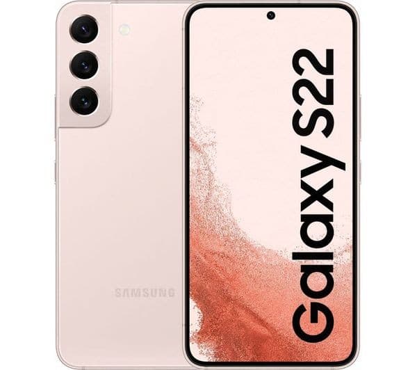 Samsung Galaxy S22 5G 128GB 8GB RAM Smartphone - Pink Gold - Image 1