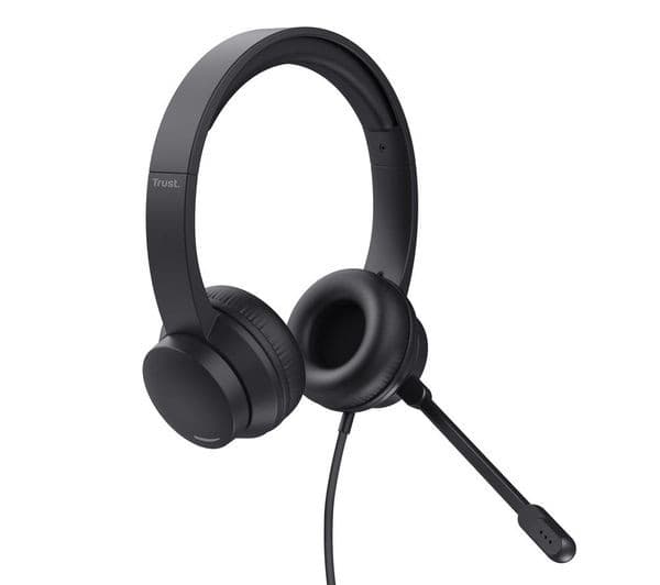 TRUST Ayda PC USB Headset - Black - Image 2