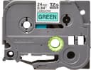 Brother TZe-751 Laminated Label Tape 24mm x 8m - Black on Green thumbnail 2
