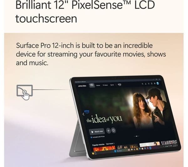 Microsoft Surface Pro 12" Copilot+ PC Snapdragon X Plus 16GB 512GB - Platinum (Device only) - Image 3