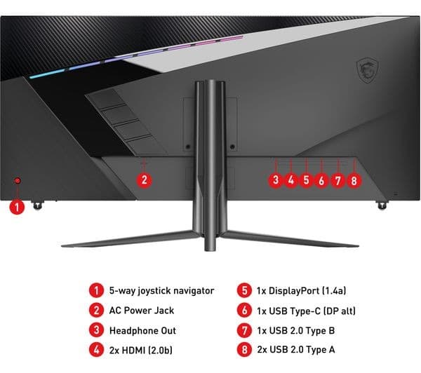 MSI MAG401QR 40" Gaming Monitor Black - Image 5