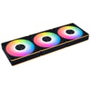 Lian Li UNI FAN CL120 Wireless Reverse Blade ARGB PWM Triple Pack - Black thumbnail 1