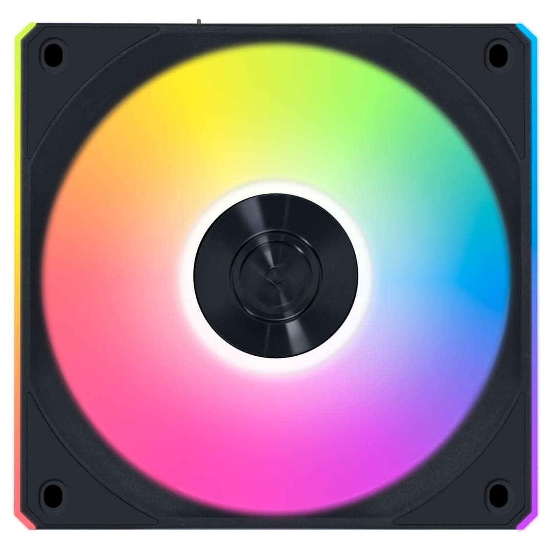 Lian Li UNI FAN CL120 Wireless Reverse Blade ARGB PWM Triple Pack - Black - Image 3