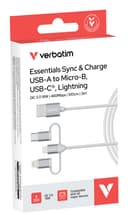 Verbatim Essentials 3-in-1 Sync & Charge Cable thumbnail 3